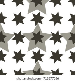 Star seamless pattern.Chaotic elements. Abstract geometric shape texture. Effect of sky. Design template for wallpaper,wrapping, textile. Vector Illustration