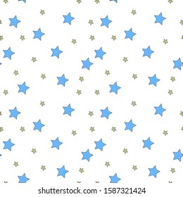 Star seamless pattern.Design template for wallpaper,fabric,wrapping,textile