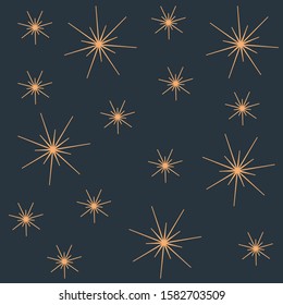 star seamless vector pattern beautiful