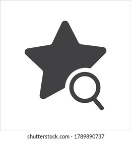 con el concepto de icono de búsqueda. icono de estilo de diseño plano