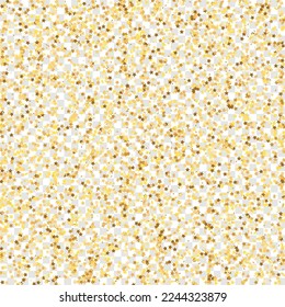 Star Sequin Confetti on Transparent Background. Isolated Flat Birthday Card. Golden Stars Banner. Voucher Gift Card Template. Vector Gold Glitter. Falling Particles on Floor. Christmas Party Frame.