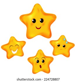 Star Set Stock Vector (Royalty Free) 224728807 | Shutterstock