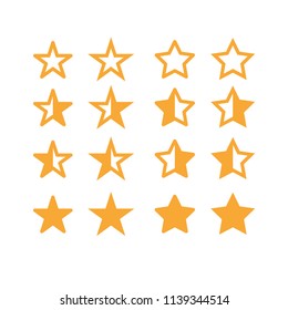 star set icon vector