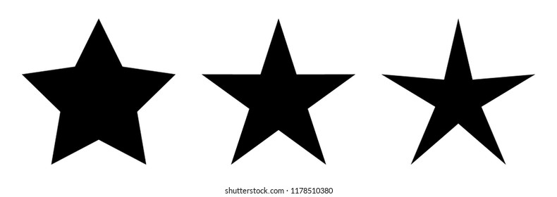 star set - Vector icon collection, symbol for design