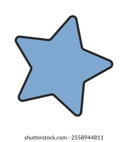 Star shape comic groovy design