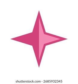 Design de Ilustração de Modelo de Ícone de Decoração de Forma de Estrela