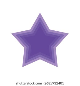 Icono de la decoración de la forma de la estrella Diseño de ilustración de Plantilla