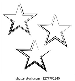 Star Shape Icon Design Vector Art Illustration