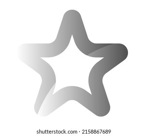 Star shape, star icon element vector illustration