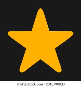 star shape icon vector, favourite sign icon vector
