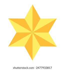Star Star Shape illustration design on white background.