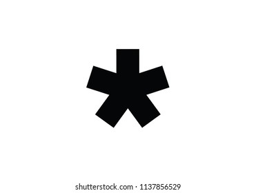Star shape illustration symbol night sky success