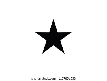 Star shape illustration symbol night sky success