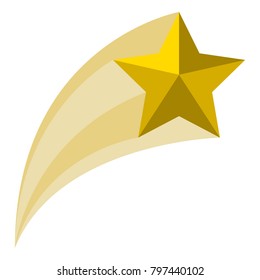 Star shape isolated on white background, Manger vector illustration