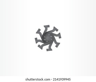 Logo-Icon-Design von Star Form