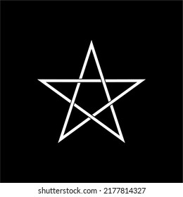 Star-Form für Logo, Symbol, Piktogramm oder Grafikdesign-Element. Vektorgrafik