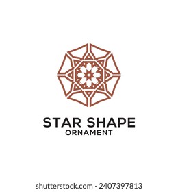 Star Shape Ornaments Vector Pattern Design