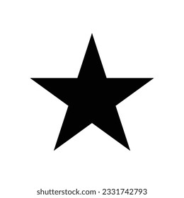 star shape symbol icon vector