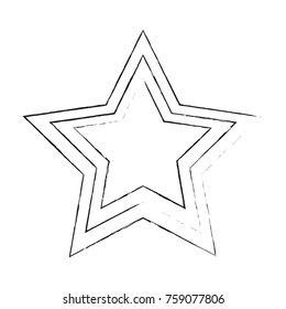 star shape symbol icon vector illustration graphic design
