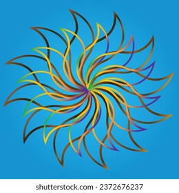 Star Shape Vector Graphic Design Illustration  