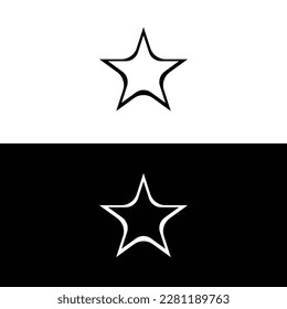 Star shape vector logo template design 