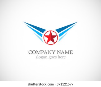 star shape wing company logo