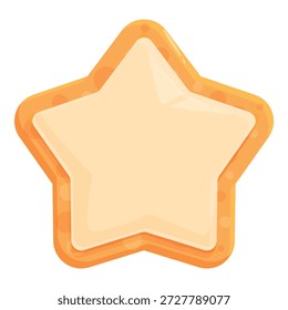 Biscoito em forma de estrela com glacê, perfeito para o Natal ou qualquer ocasião festiva