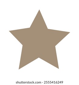 star shaped form, vector illustration