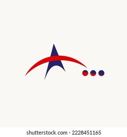 Star shaped logo vector, for company and business logos.