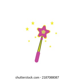 star shaped magic wand generates imagination