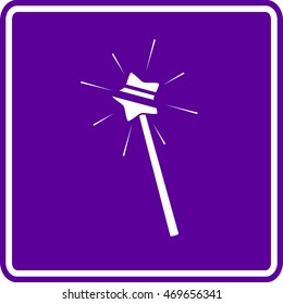 star shaped magic wand sign