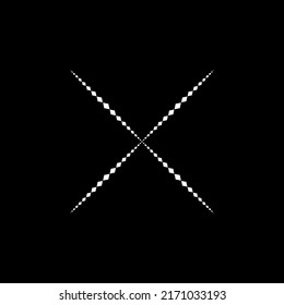 Star Shaped from Rectangle Komposition for Logo, Decoration oder Graphic Design. Vektorgrafik