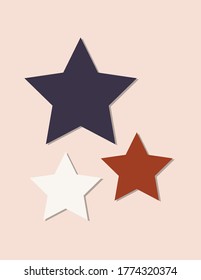 Star shapes illustration vector art