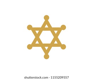 star sherif vector icon illustration design template
