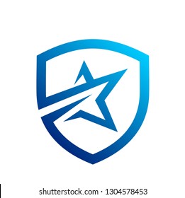 Star in shield 