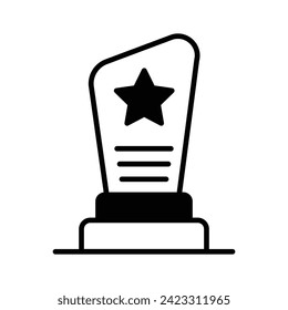 Star shield award vector design, film award, pride of performance