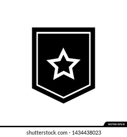 Star Shield icon trendy vector illustration template