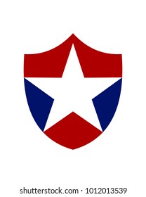 Star with shield logo