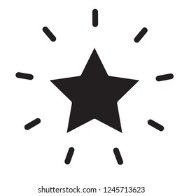 star shine line icon. Web icons universal set for web and mobile