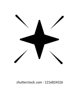 star shining icon vector template