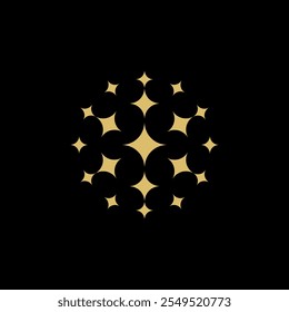 star shining sparkling logo vector spark flash