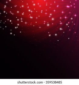 Star Shiny Sky Vector Illustration Background EPS10