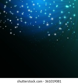 Star Shiny Sky Vector Illustration Background EPS10