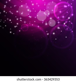 Star Shiny Sky Vector Illustration Background EPS10