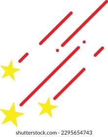interfaz estrella de disparo de estrella de oro