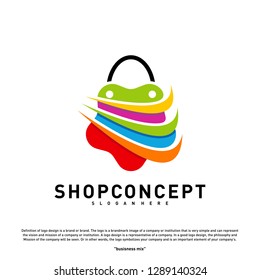 Star Shop Logo Design Concept. Shopping center Logo Vector. Shop and gifts symbol.