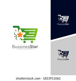 Star Shop Logo Template Design Vector, Concept, Creative Symbol, Icon