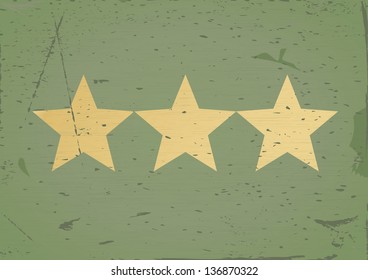 Star sign grunge background. Vector illustration