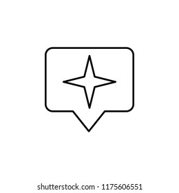 Star sign icon. Element of image sign for mobile concept and web apps illustration. Thin line icon for website design and development, app development. Premium icon