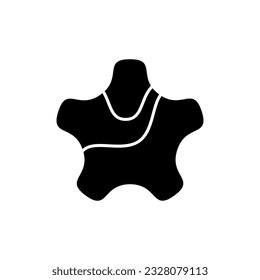 Star silhouette icon, unique vector illustration in trendy style. Editable graphic resources for many purposes.